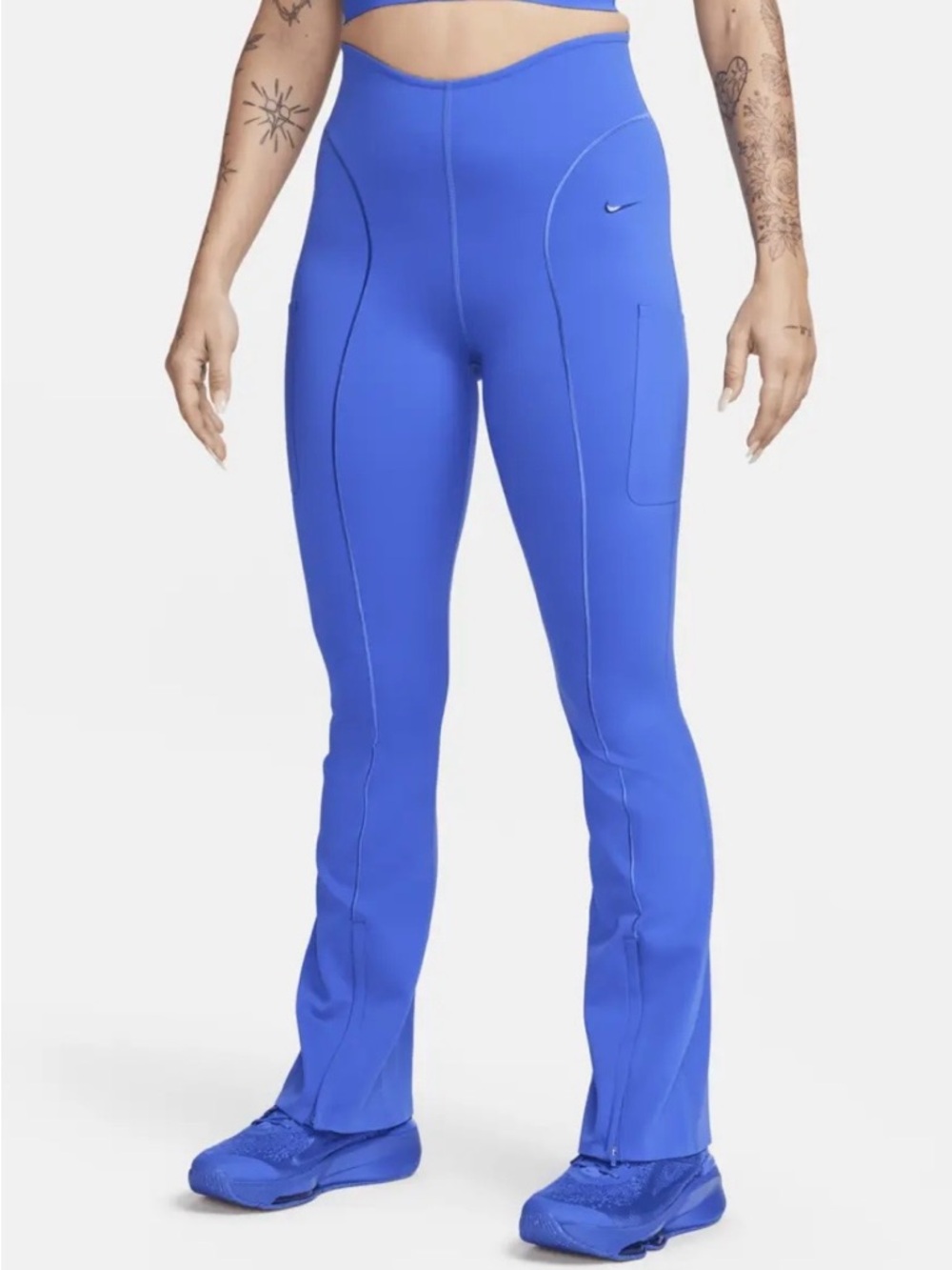 Nike Futuremove Dri-Fit High-Waisted Fit Flare Pants With Pockets Size XL